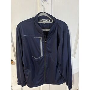 Sun Mountain Mens rain wear blue zip up size XL Blue jacket